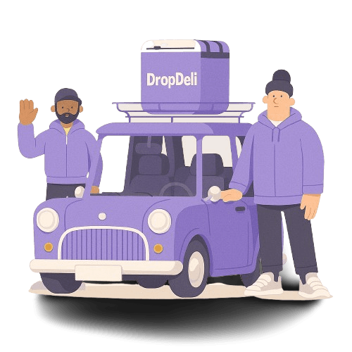 Illustration of delivery boxes