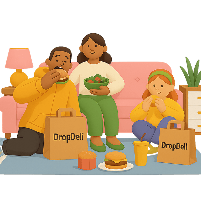 Illustration of a rising graph with coins